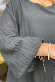 Made in Italy Purdy Pure Cotton Smock Dress Black